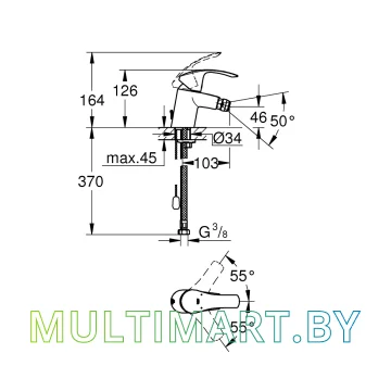 Смеситель Grohe Eurosmart (32927002) картинка 2